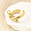 304 Stainless Steel Cuff Rings RJEW-D320-15G-2