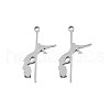 201 Stainless Steel Pendants STAS-N091-137P-1