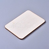 Unfinished Blank Poplar Wood Cabochons WOOD-D021-02B-2