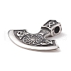Viking Style 304 Stainless Steel Pendants STAS-Z015-24AS-4