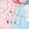 Cross Acrylic Pendant Decorations HJEW-JM03398-01-1