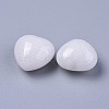 Natural White Jade Heart Palm Stone G-FS0001-78A-2
