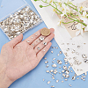 HOBBIESAY 450Pcs 9 Style Glass Rhinestone Cabochons GGLA-HY0001-04-3
