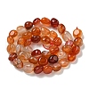 Natural Brazil Red Agate Beads Strands G-L599-A01-01-5