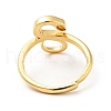 Green Cubic Zirconia Snake Wrap Adjustable Ring RJEW-I087-09G-3