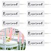 Acrylic Reserved Hanging Signs HJEW-PH01556-1