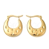 Ion Plating(IP) 304 Stainless Steel Hoop Earrings EJEW-Z028-13G-1