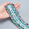 Handmade Polymer Clay Beads Strands CLAY-CA0001-03-3