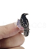 Raven Flower Enamel Pins PW-WG55929-01-2
