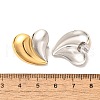 304 Stainless Steel Two Tone Stud Earrings EJEW-F355-04GP-03-3