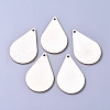 Unfinished Blank Poplar Wood Big Pendants WOOD-D021-10-1