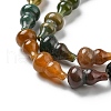 Natural Indian Agate Beads Strands G-C039-A07-4