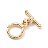 Rack Plating Brass Toggle Clasps KK-E034-05LG-3