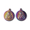 Ion Plating(IP) 304 Stainless Steel Pendants STAS-G278-17MC-2