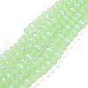 Electroplate Glass Beads Strands EGLA-A034-J3mm-L04-1