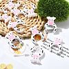 Cow Silicone Focal Beads SIL-CJC0001-13-5