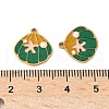 304 Stainless Steel Enamel Charms STAS-Z139-05G-02-3