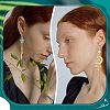 Unicraftale 20Pcs 2 Colors 304 Stainless Steel Stud Earrings Findings STAS-UN0036-78-5