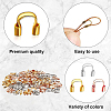 BENECREAT 3 Colors 90PCS Brass Wire Guardian KK-BC0002-42-NF-4