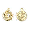 Alloy Rhinestone Pendants ALRI-P005-08G-1