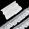 FINGERINSPIRE 10 Yards Cloth Wrinkle Elastic Lace Trim OCOR-FG0002-61-1
