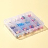 180Pcs 12 Style Synthetic Turquoise Beads TURQ-FS0001-02-3
