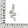Non-Tarnish 304 Stainless Steel Pendants STAS-L275-01C-P-3