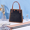   3 Pairs 3 Colors Cowhide Leather Sew On Bag Handles FIND-PH0010-62-4