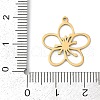 5Pcs 201 Stainless Steel Pendants STAS-K299-03C-G-3