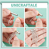 Unicraftale 100Pcs 5 Styles 304 Stainless Steel Slide On End Clasp Tubes STAS-UN0060-24P-01-5