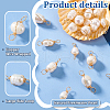 40Pcs Natural Freshwater Pearl Copper Wire Wrapped Rice Connector Charms PALLOY-PH01689-4