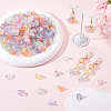 SOFPLATE 500Pcs Transparent Acrylic Bead Caps TACR-SP0001-06-4