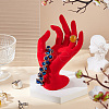 Resin Mannequin Hand Jewelry Display Holder Stands RDIS-WH0009-015B-5
