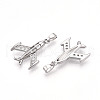 Brass Micro Pave Cubic Zirconia Pendants KK-T070-79P-2