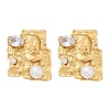 304 Stainless Steel Cubic Zirconia Stud Earrings EJEW-Z110-03G-01-4