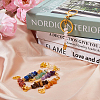 8Pcs 8 Styles Gemstone Pendant Decorations HJEW-FH00002-5