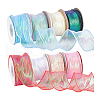   8 Rolls 8 Colors Rainbow Iridescent Laser Polyester Ribbon OCOR-PH0004-27-7