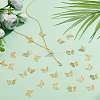 Unicraftale 80Pcs Rack Plating 304 Stainless Steel Filigree Connerctor Charms STAS-UN0058-83-2