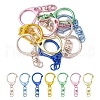 10Pcs Spray Painted Alloy Swivel Snap Hook FIND-YW0001-78-1