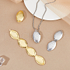SUPERFINDINGS 4Pcs 2 Colors Brass Photo Locket Pendants KK-FH0007-48-6