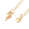 Rack Plating Brass Ends with Chain and Lobster Claw Clasps KK-F873-05LG-2