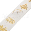 Christmas Theme Adhesive Roll Sticker Labels DIY-S001-07C-3