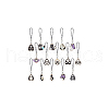 Alloy Enamel Pendant Mobile Straps HJEW-BC00027-7