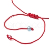 Cylinder Glass Seed Beaded Braided Bead Bracelets BJEW-MA00171-02-5