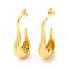 Golden 304 Stainless Steel Stud Earrings EJEW-K257-01A-G-1