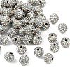 Alloy Rhinestone Beads RB-A034-10mm-A28P-1