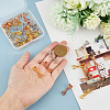 HOBBIESAY 36Pcs 3 Color Filigree Rack Plating Brass Ice Pick Pinch Bails KK-HY0001-83-3