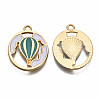 Alloy Enamel Pendants ENAM-T011-115-NR-3