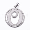 Non-Tarnish 304 Stainless Steel Pendants STAS-K162-068P-1