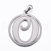 304 Stainless Steel Pendants STAS-K162-068P-1